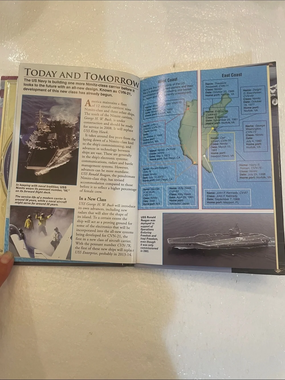 US Navy Carriers DVD and weapons of war hardcover book new